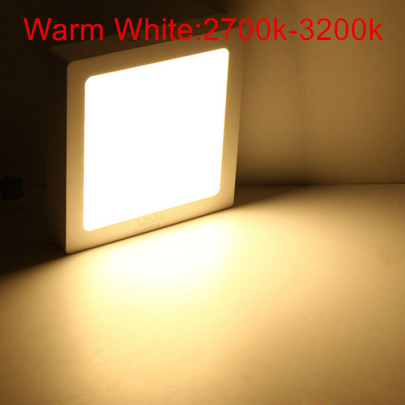 سطح شنت 9W 15W 25W 30W عكس الضوء LED النازل السقف لوحة الإضاءة مصباح AC85-265V AC110V/220V سطح الصمام أسفل ضوء