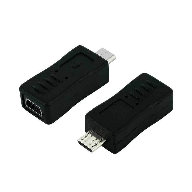 USB صغير أنثى إلى المصغّر USB كابل موصل ذكر محول محول الكابل العالمي