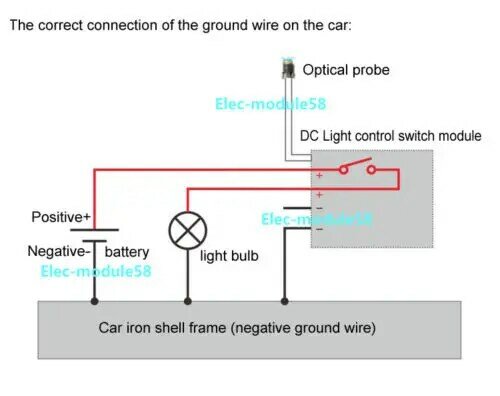 Dykb-مصباح أمامي ذكي مع مفتاح تشغيل/إيقاف ، مستشعر إضاءة led عالي الطاقة ، تيار مستمر ، 5 فولت ، 12 فولت ، 24 فولت ، 150 واط