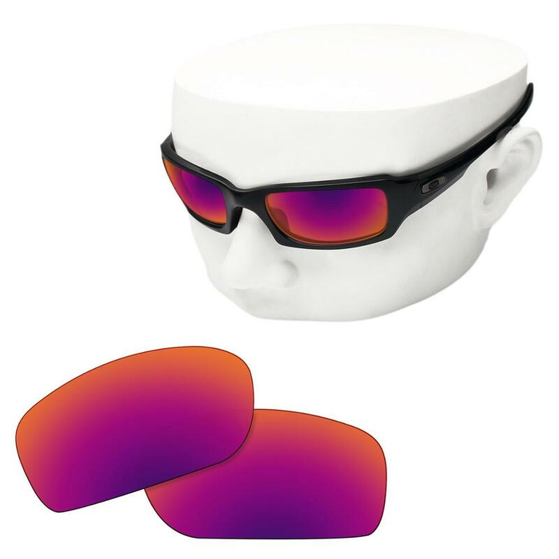 Oowlight-عدسات بديلة مستقطبة ، مرآة أرجوانية حمراء ، لنظارات أوكلي فيفيس مربعة