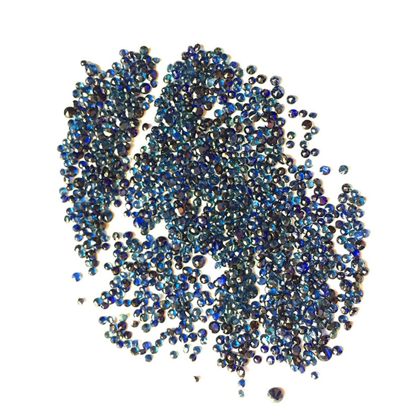 Sgpphire-صخور بحجر طبيعي ، 3 ملليمتر ، لصنع المجوهرات ، بالصبار
