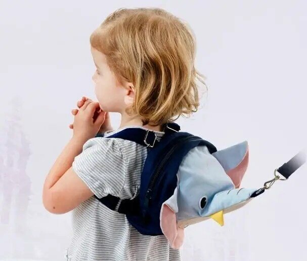 حزام أمان للأطفال على شكل فيل ، حزام أمان للمشي ، حقيبة ظهر ، حزام قابل لإعادة الاستخدام