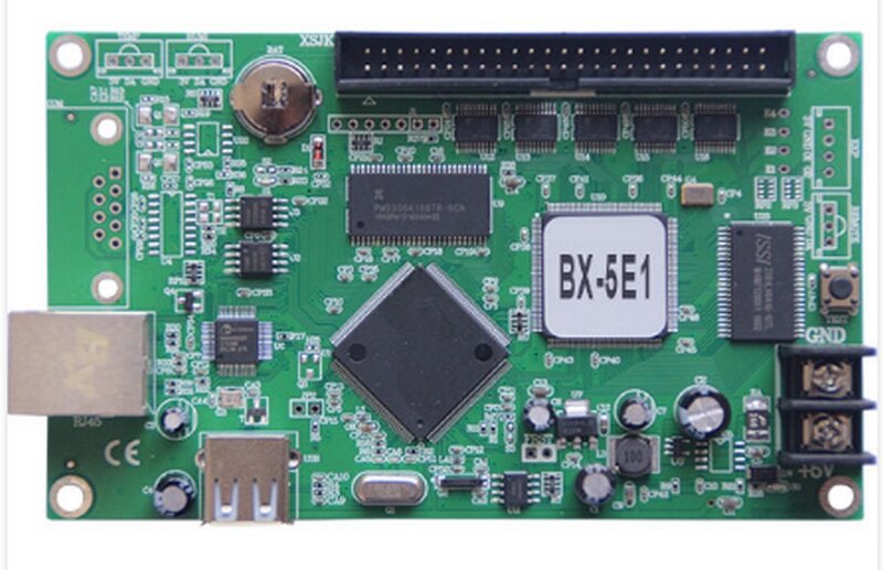 لون واحد اثنين اللون led عرض Onbox BX-5E1 بطاقة التحكم ، إيثرنت + USB led جهاز تحكم بالشاشة