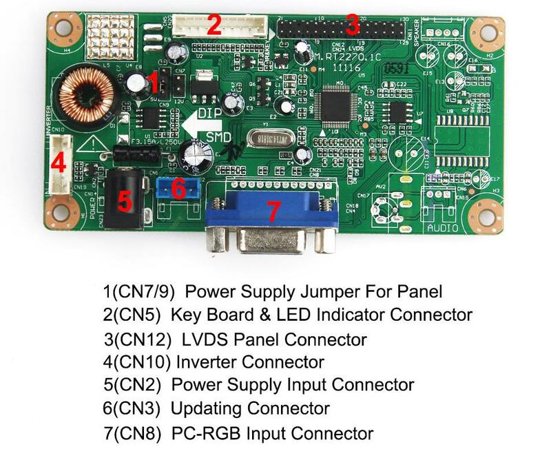 جديد ل LTN170P2-L01 LTN170MT02-M01 التحكم لوحة للقيادة VGA LVDS مراقبة إعادة محمول 1680x1050 شحن مجاني