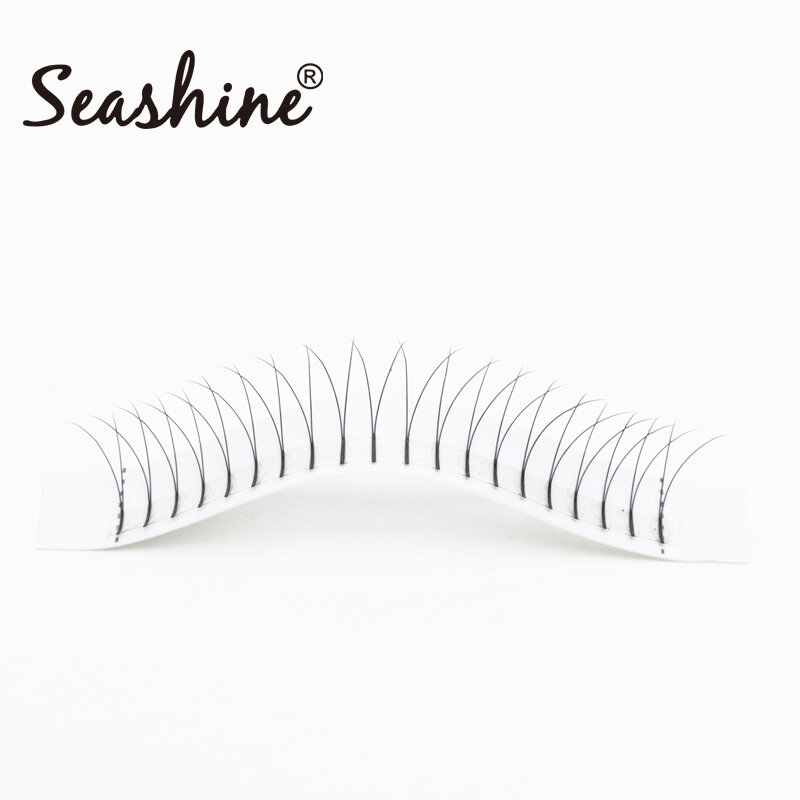 Seashine-رموش صناعية احترافية مسبقة الصنع ، رموش روسية ، حجم C & D ، مجعد ، وصلات رموش المنك