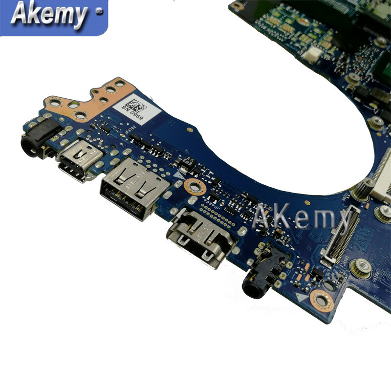 Akemy UX303LAB اللوحة الأم لأجهزة الكمبيوتر المحمول For Asus UX303LA UX303LNB اللوحة الأم I7-5500U 4GB RAM 90NB04Y0-R05000