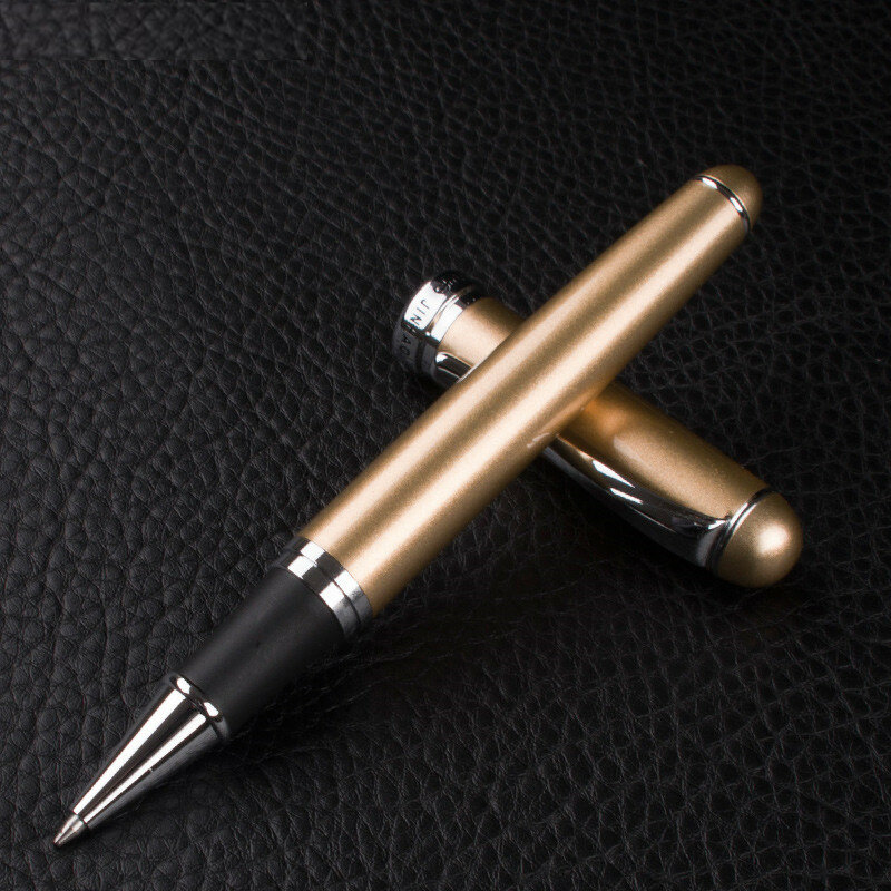 قلم بكرة جينهاو X750 رمادي وفضي 15 لون لاختيار مكتب الأعمال الفاخرة JINHAO 750