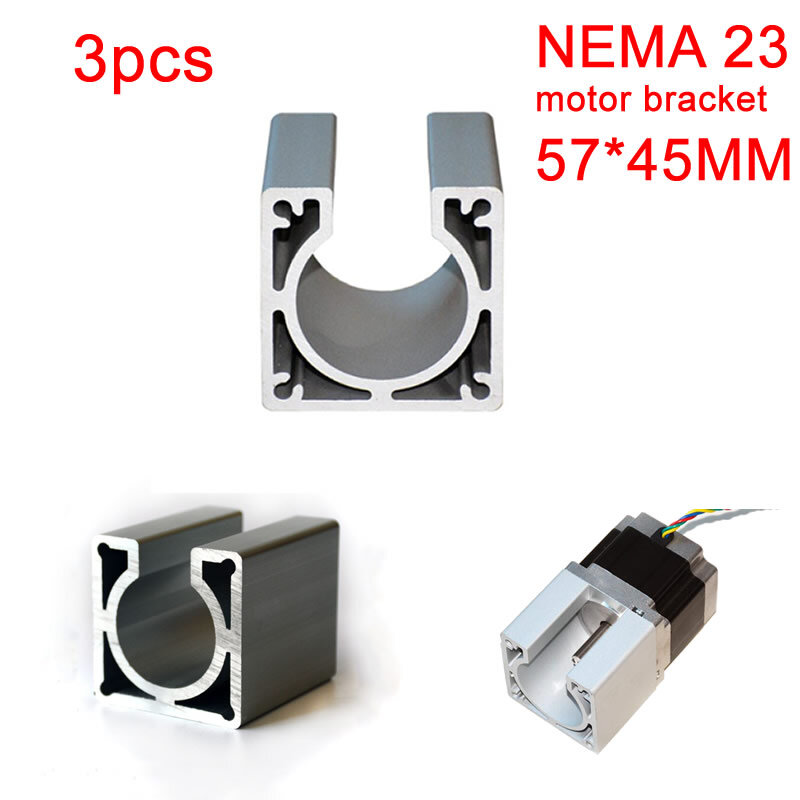 Nema23 موتور يتصاعد قاعدة 57X45mm معدن محرك متدرج قوس لتقوم بها بنفسك جهاز التوجيه باستخدام الحاسب الآلي