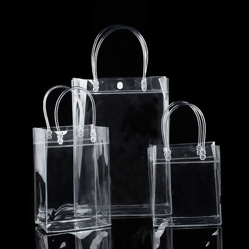 2018 جديد حقيبة يد الأزياء عالية الجودة عارضة المنظم الكتف حقيبة واضحة شفافة التسوق حقيبة 1 قطعة Sotrage حقيبة