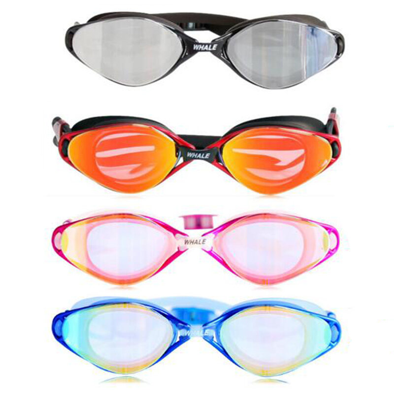 قابل للتعديل لينة نظارات سباحة من السيليكون الكبار للجنسين مقاوم للماء مكافحة الضباب UV نظارات سباحة نظارات