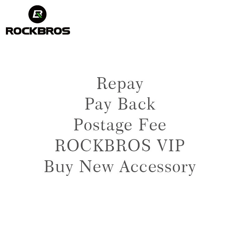 ROCKBROS سداد ودفع رسوم البريد & شراء ملحقات جديدة & ROCKBROS VIP & رسوم إضافية