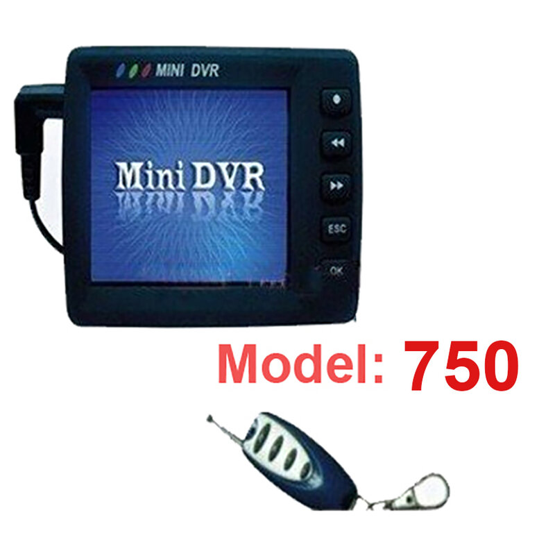 750A 2.4 "LCD Mini Cctv DVR الأشعة تحت الحمراء كاشف حركة التحكم عن بعد كاميرا صغيرة كاميرا Dvr Cctv مسجل كاميرا عرض Dvr