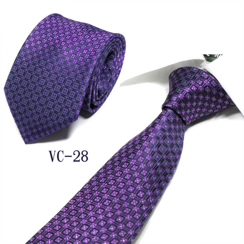 Q 18-ربطة عنق لفستان الزفاف ، شريط جاكار منسوج من البوليستر ، 8 سنتيمتر ، ربطات عنق لرجال الأعمال