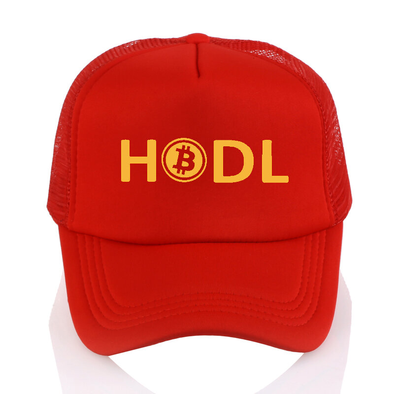 HODL-قبعة بيسبول بتكوين للرجال والنساء ، قبعة 100% قطن ، اتجاه نادر ، طباعة علامة بيتكوين ، Tumblr ، HipHop