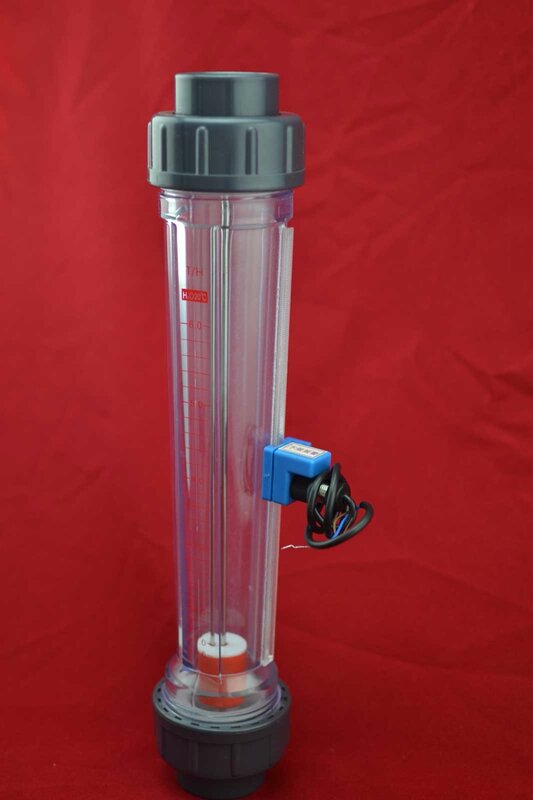 LZS-32A خط أنابيب البلاستيك أنبوب المياه قياس دوار مع تدفق إنذار سويث العلوي أو السفلي الحد #1