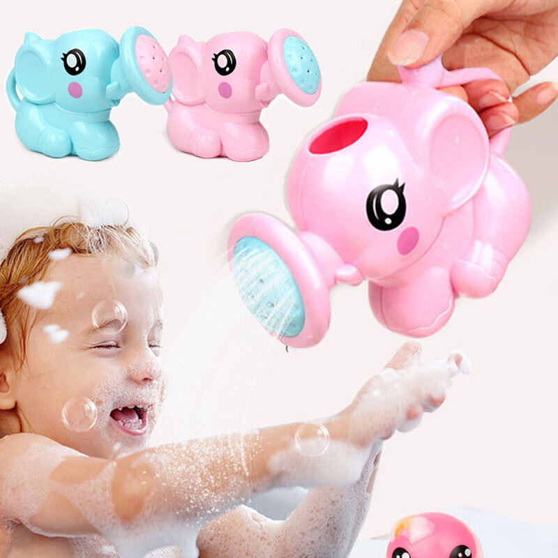الاطفال الفيل Watering وعاء حمام لعب الأطفال لطيف الطفل الكرتون البلاستيك حمام دش أداة ألعاب مياه للأطفال