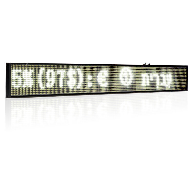 لوحة عرض كهربائية LED للإعلانات الداخلية ، 82 سنتيمتر P5 SMD WIFI 16*160 بكسل لاسلكي قابل للبرمجة