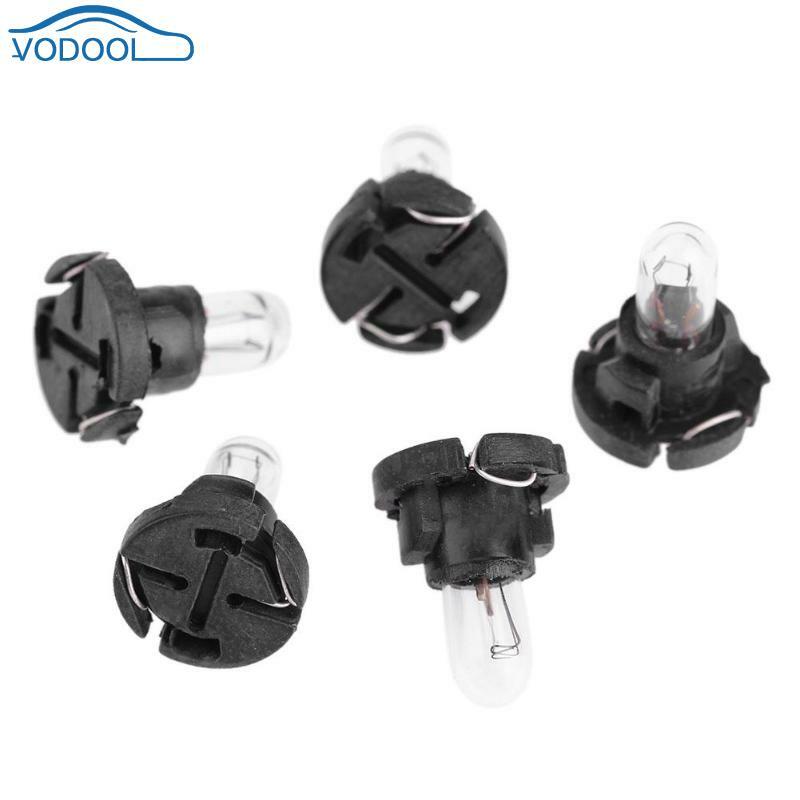 VODOOL-لمبات المصابيح الداخلية للوحة القيادة ، مصابيح لوحة القيادة للسيارة ، مازدا ، ميتسوبيشي ، أودي ، هوندا ، تويوتا ونيسان ، T4 ، 12 فولت ، 5 قطعة