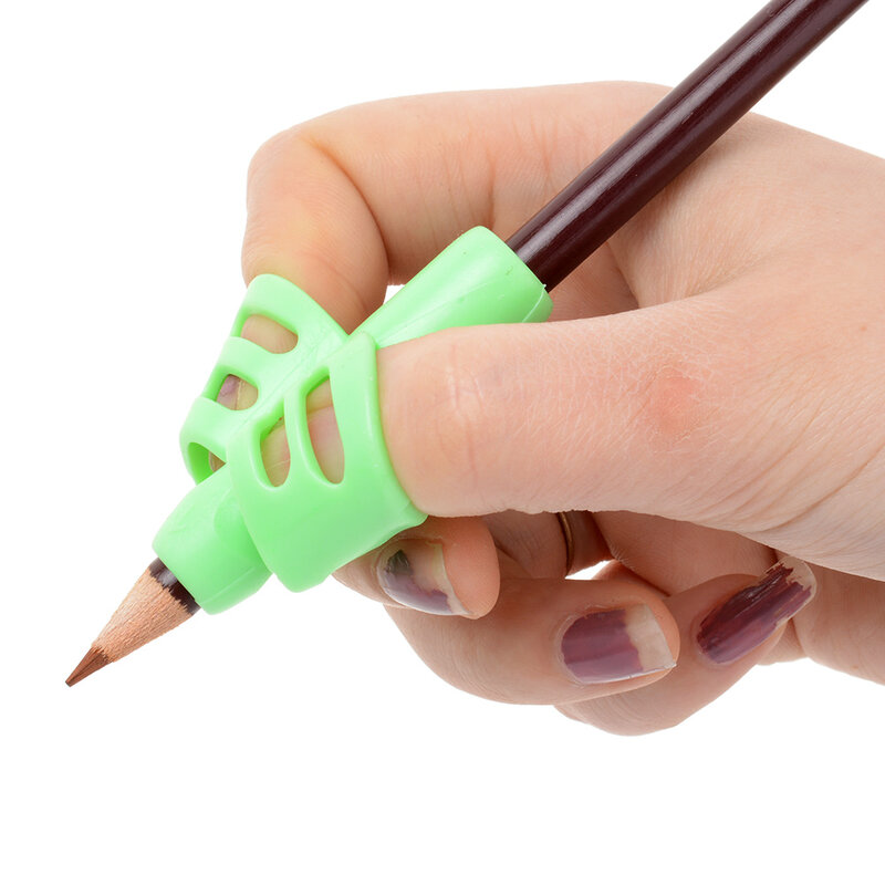 3 قطعة/المجموعة غير سامة الأطفال حامل القلم الرصاص القلم الكتابة المعونة قبضة الموقف تصحيح أدوات مكتب اللوازم المدرسية انخفاض الشحن
