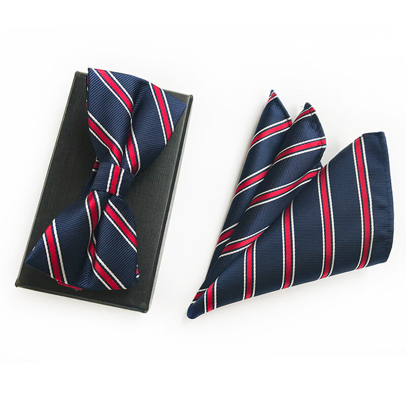 ربطة عنق وجيب للرجال ، نمط متنوع ، كاجوال ، مربعة ، الترتان ، إكسسوارات الحفلات