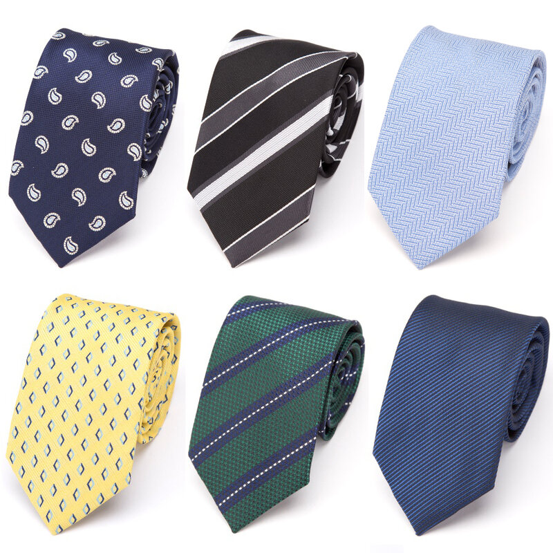 ربطة عنق جاكار للرجال ، مخططة ، جودة عالية ، رسمية ، للعمل ، الزفاف ، القميص ، الهدايا ، الإكسسوارات