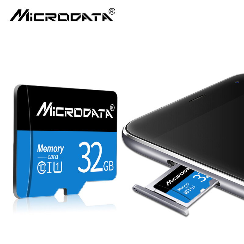 بطاقة sd صغيرة 32GB 64GB 128GB SDXC/SDHC فئة 10 TF بطاقة ذاكرة فلاش sd صغيرة 8GB 16GB بطاقة sd صغيرة للهواتف الذكية/الكاميرا