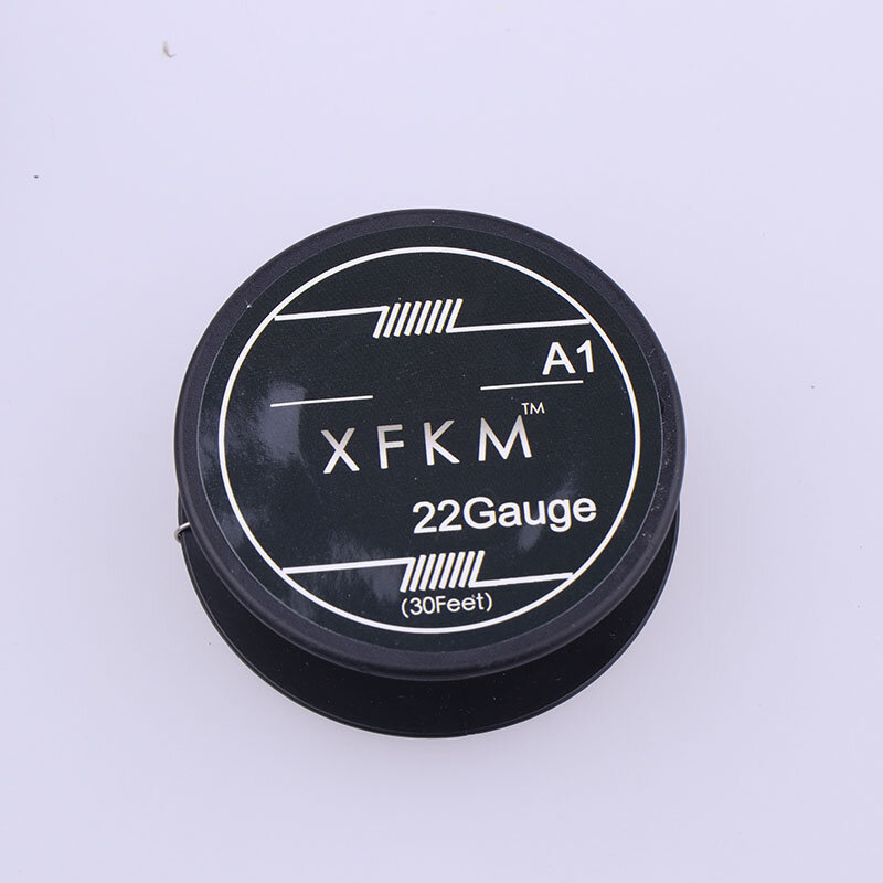 Xfkm a1 سلك المقاومة الأسلاك المرذاذ 30 قدم 20 22 24 26 28 30 32 34 مقياس أسلاك التدفئة rda البخاخة vape السيجارة الإلكترونية ديي