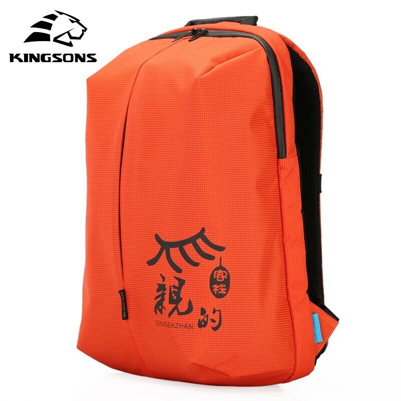 Kingsons-حقيبة ظهر نسائية بتصميم 15 بوصة ، حقيبة مدرسية للجنسين ، حقيبة سفر نايلون عالية الجودة