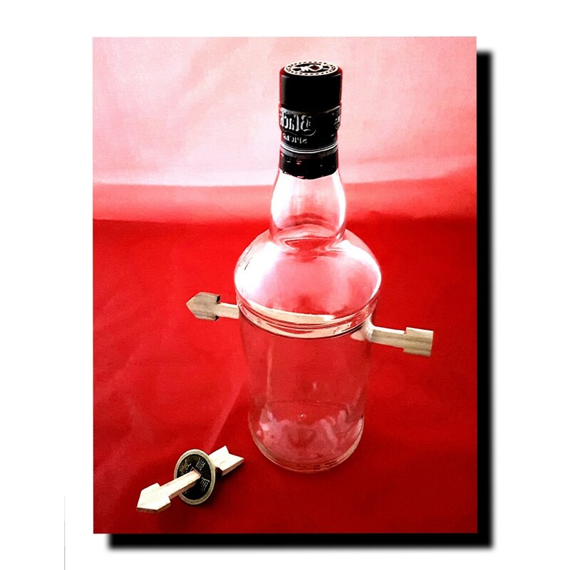 Fairmagic في حل الغموض-السهم من خلال زجاجة و عملة-الخدع السحرية
