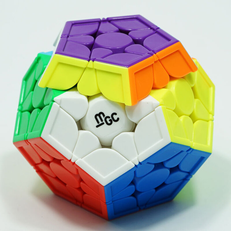 مكعب سحري احترافي من YJ MGC قابل للالتصاق 3x3 من YongJun MGC مكعبات سرعة 12 جوانب لعبة تعليمية من cubo magico
