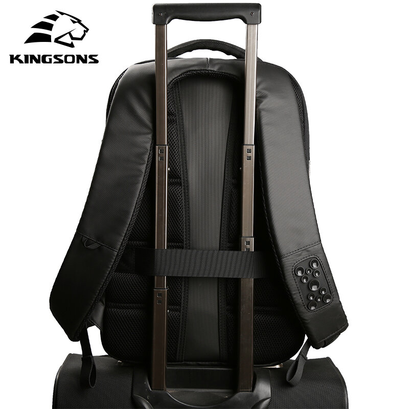 Kingsons-حقيبة ظهر للكمبيوتر المحمول ، وحقيبة ظهر للكمبيوتر المحمول ، وحقيبة سفر للمراهقين أو رجال الأعمال