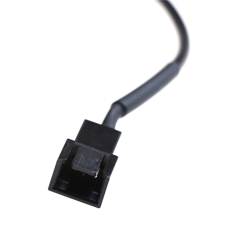 كابل محول USB 2.0 ذكر إلى موصل 3-Pin ، 32 سنتيمتر ، لمروحة كمبيوتر 5 فولت ، أسود