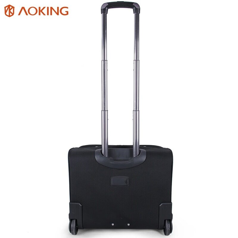 Aoking-حقيبة سفر معدنية بعجلات للرجال ، حقيبة سفر كبيرة السعة ، أمتعة سفر