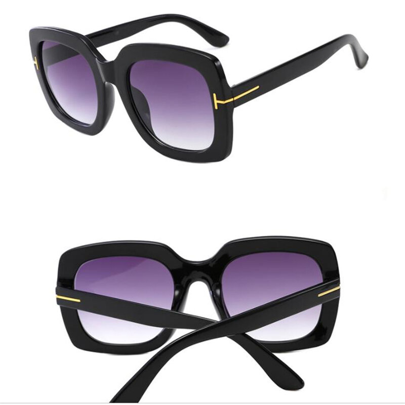جديد مصمم النظارات الشمسية مربع سخية للإناث ريترو موضة النساء نظارات شمسية UV400