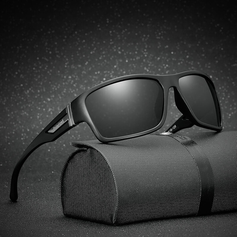 2019 ريال مخصص قصر النظر ناقص وصفة عدسات قطبية صندوق موضة نظارات شمسية رياضية ذكر ملون مرآة-1 -1.5 To -6