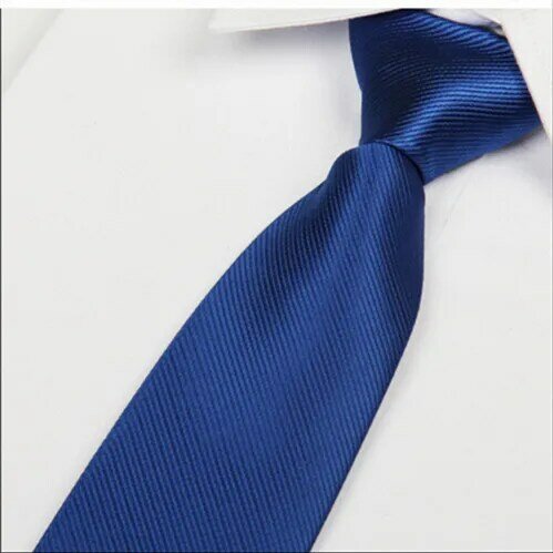 ربطة عنق من الحرير للرجال ، 8 سنتيمتر ، حرير أزرق ملكي ، 2014