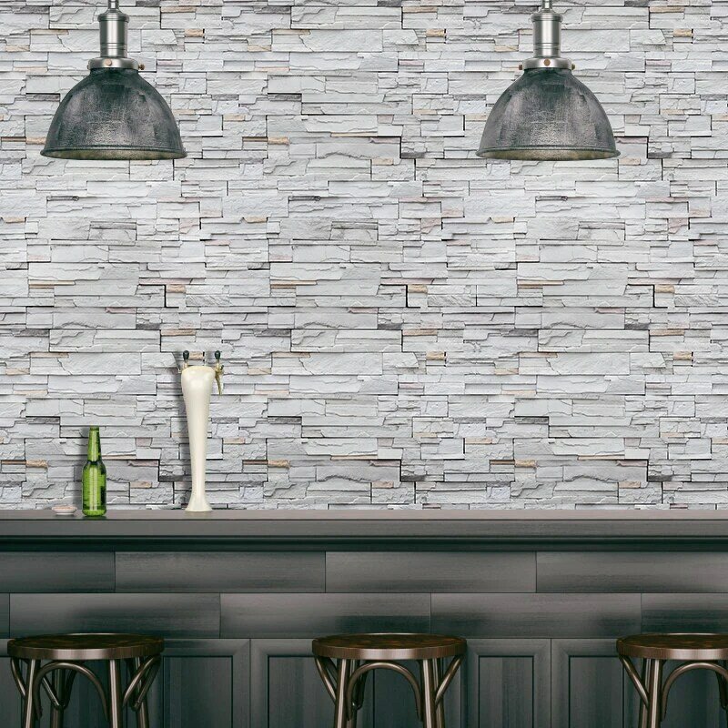 حجر الطوب جدار خلفيات لفة papel دي parede 3D المعيشة غرفة خلفية جدار ديكور جدار الفن ورقة ST-1029