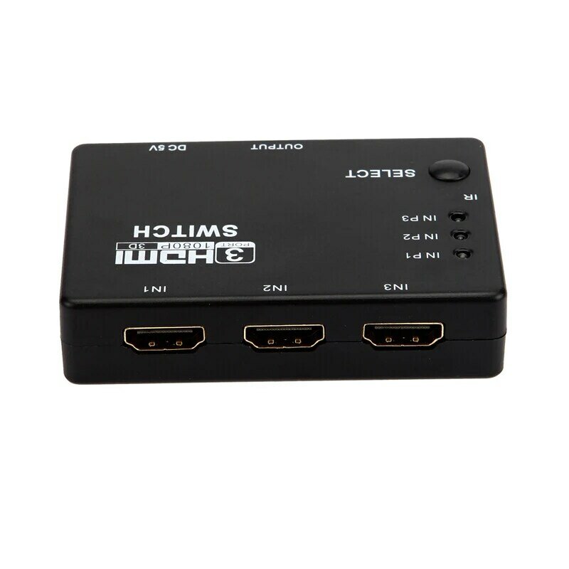 3 ميناء الذكية HDMI-متوافق التبديل ثلاثة HDMI إشارة المدخلات التبديل HDMI إشارة الناتج 3 قطع 1 الفيديو الجلاد