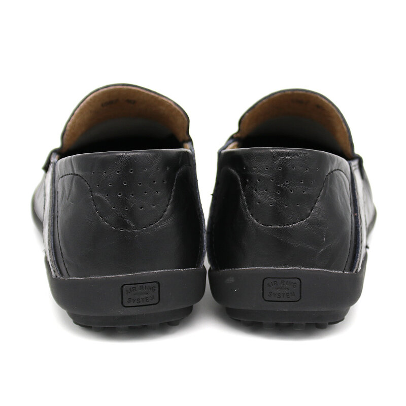 BIMUDUIYU الساخن بيع الأزياء جلد طبيعي الرجال عارضة ضوء تنفس أحذية الانزلاق على مريحة القيادة الأحذية