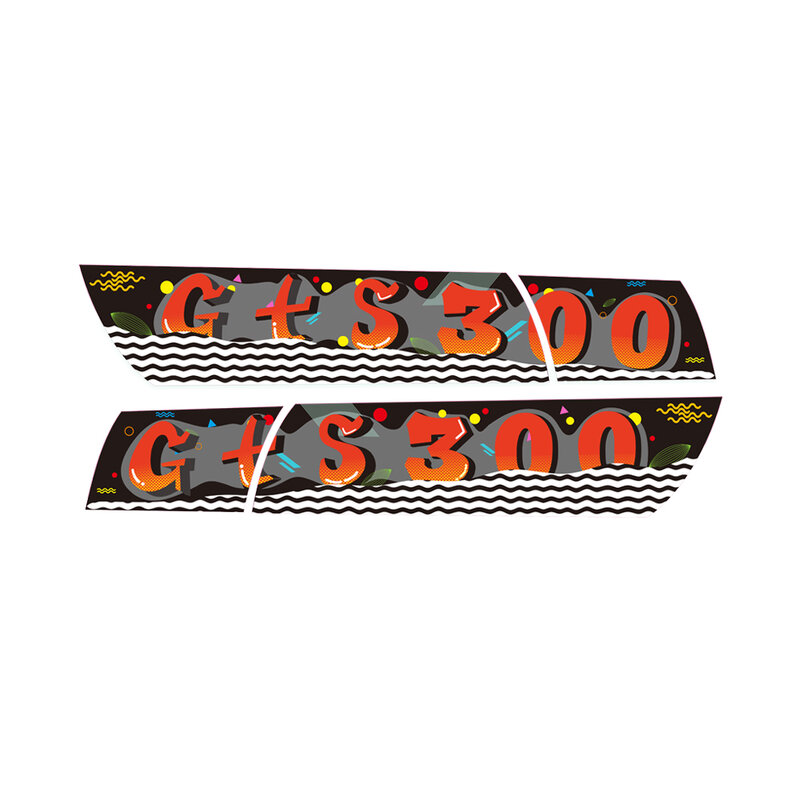 كوداسكين ملصقات رياضية للدراجات النارية ملصقات الجسم الشارات تعديل ملصق صالح لل فيسبا GTS300 2018