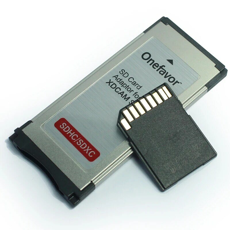 ترقية!!! SD/SDHC/SDXC إلى 34 مللي متر بطاقة Express محول onefavor SXS محول بطاقة SD محول لسلسلة XDCAM #1