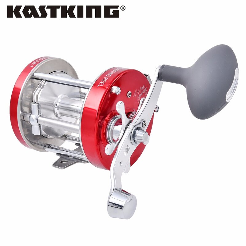 KastKing – بكرة صيد معدنية بالكامل جديدة, تساعد في رمي الخيط وجمعه، خفيفة الوزن، محاور ومحامل الكرات 6+1، للمياه المالحة