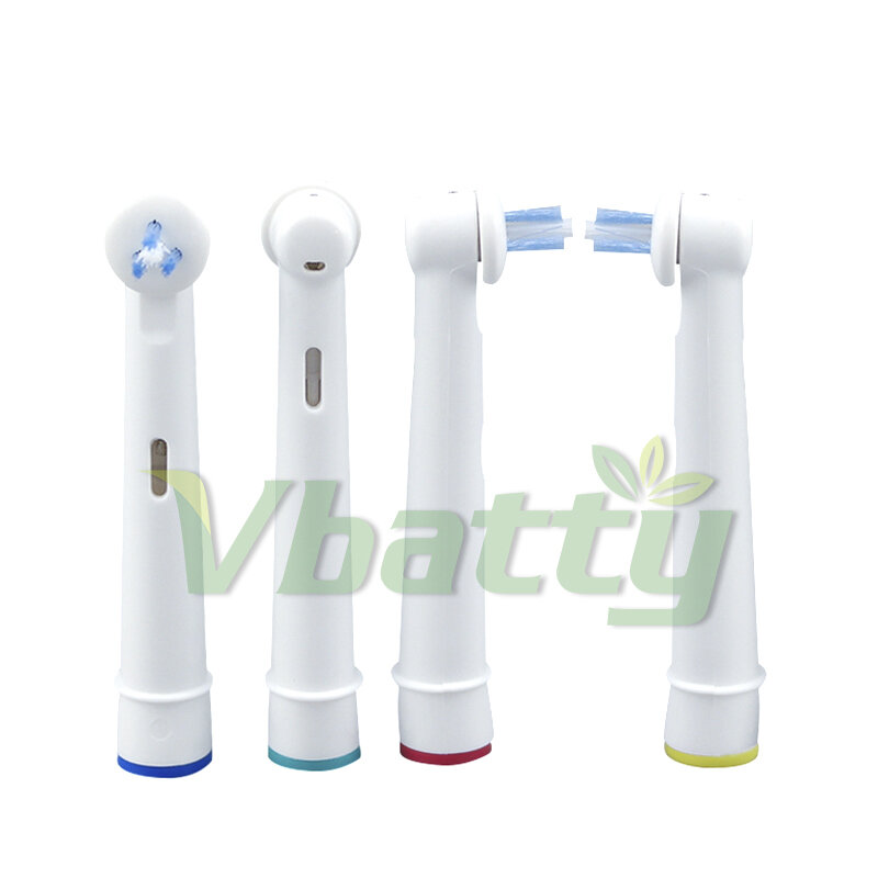 Vbatty 1012 1 مجموعة/4 قطعة فرشاة الأسنان الكهربائية رؤوس فرشاة الاستبدال مرنة ل أورال-B IP-17A