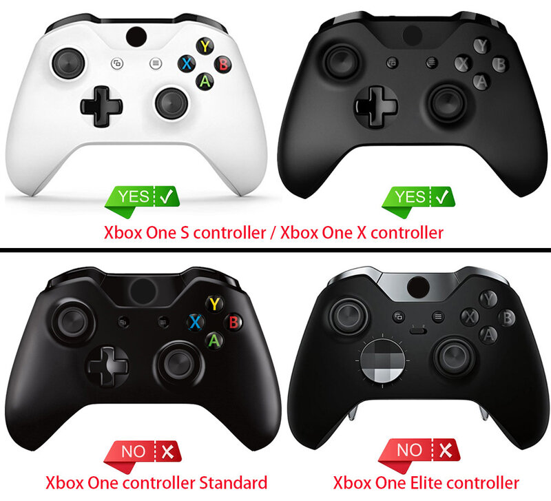 إكستريميرات ل Xbox One X & One S تحكم الإسكان العلوي شل غطاء مفك استبدال أطقم لوحة الأزرق
