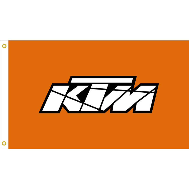 KTM العلم و راية ل سباق السيارات فريق 90*150 سنتيمتر 3x5 قدم تحلق معلقة البوليستر العلم والديكور