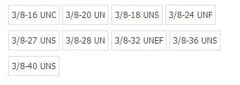 1 قطعة مستقيم الأنابيب يموت 3/8-16-18-20-24-27-28-32-36-40 UNC UNS مؤسسة الأمم المتحدة