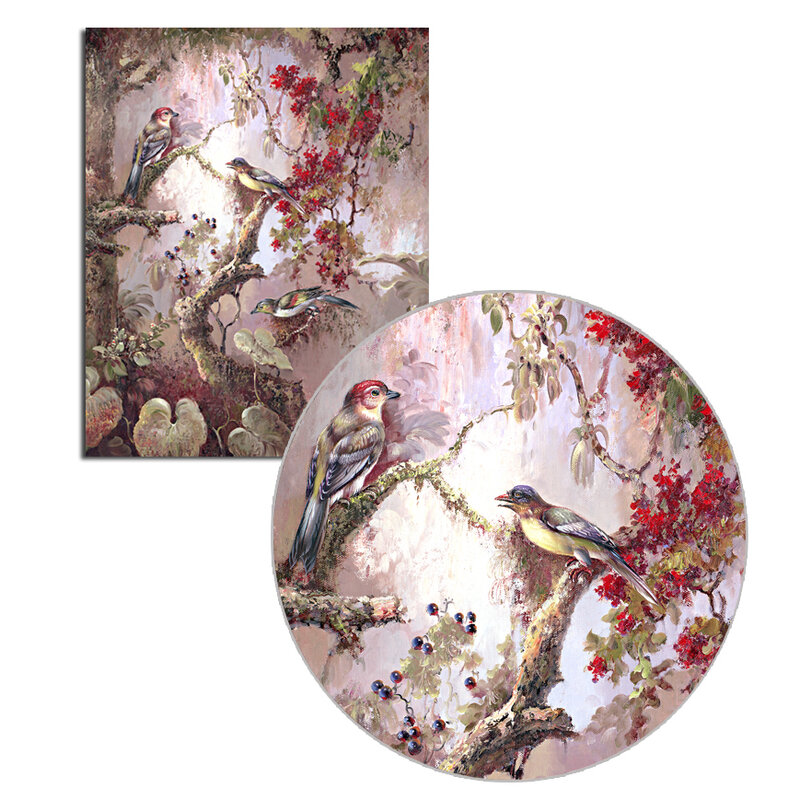 Regalos الحيوان الطيور زهرة ديكور صورة ملصق وطباعة, الرسم على لوحات القماش الجدارية, جدار صور لغرفة المعيشة, جدار ديكور