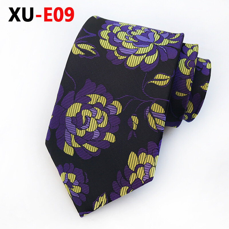 ربطة عنق رجالية بتصميم زهور ، أزرق جليدي ، هدية للرجال