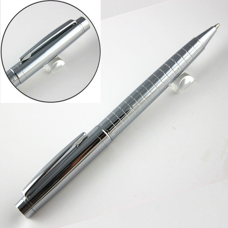 قلم حبر جاف فاخر معدني بالكامل 0.7 مللي متر حبر أسود قلم جيل أدوات مكتبية أدوات مكتبية أقلام توقيع مكتبية مستلزمات هدايا