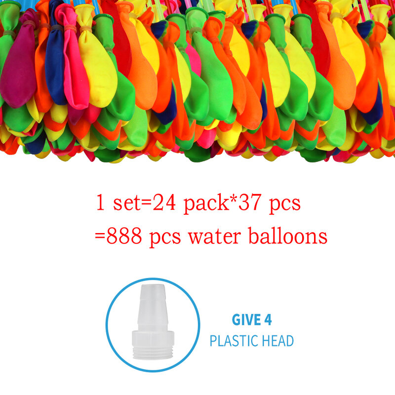 444/666 قطعة بالونات المياه مضحك اللعب ماجيك الصيف شاطئ حفلة في الهواء الطلق ملء بالون المياه القنابل لعبة للأطفال الكبار الأطفال